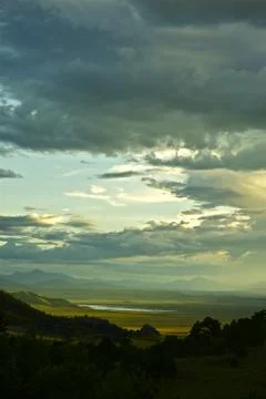 Summer mountain valley 写真素材