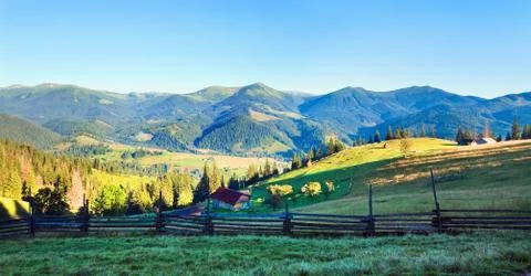 Summer mountain view Stock Photos