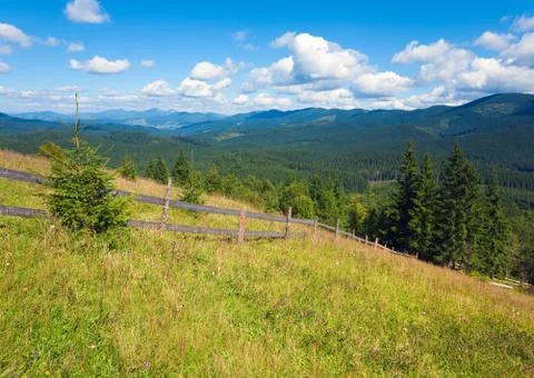 Summer mountain view Stock Photos