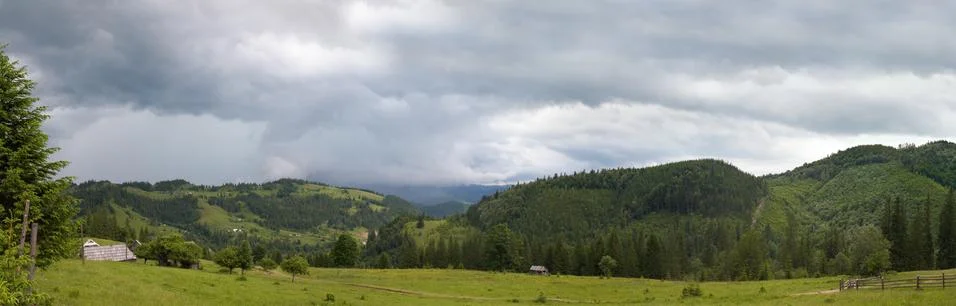 Summer mountain view Stock Photos