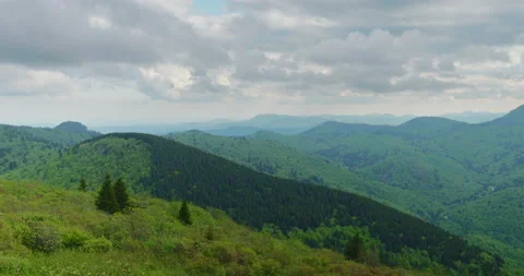 Summer Mountain Vista Stock Footage 235207965
