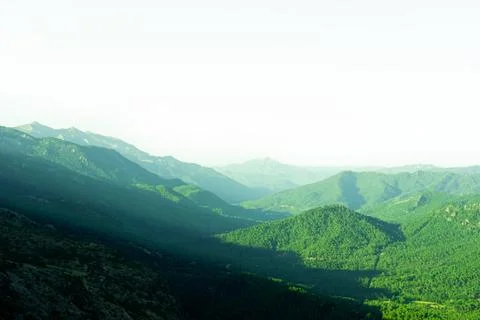 Summer in the mountains of cazorla in spain Stock Photos