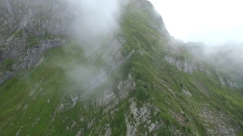 Summer mountains with clouds Stock Footage 70321068