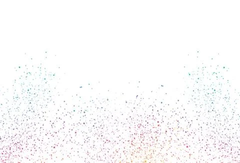 Summer multicolor theme party celebration, stars scatter glitter Stock Illustration