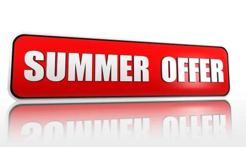 Summer offer Stock Illustration