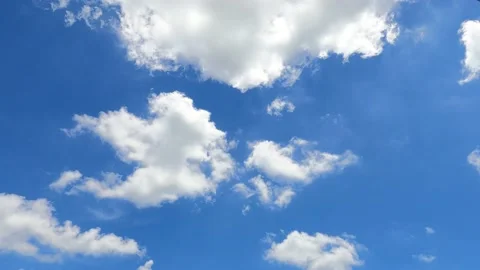 Summer or spring sunlight n sun ray on white cloud blue sky Stock Footage 159019931