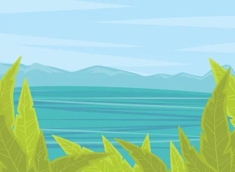 Summer or spring time background Stock Illustration