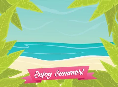 Summer or spring time background Stock Illustration