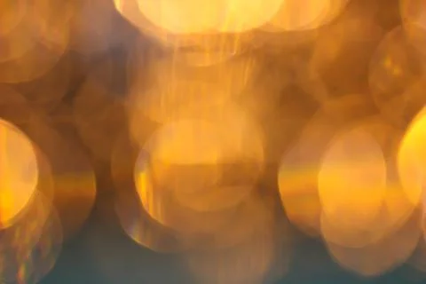 Summer orange background with bokeh Stock Photos