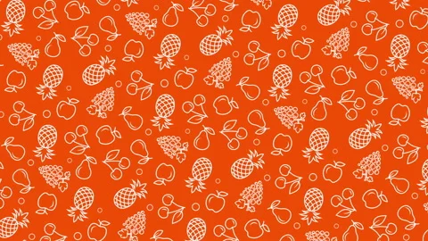 Summer orange background with fruit Stock Footage 109392957
