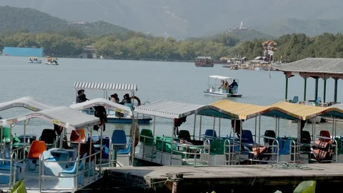 Summer Palace Beijing 스톡 동영상 128976958