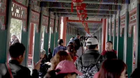 Summer Palace Beijing 스톡 동영상 128976960