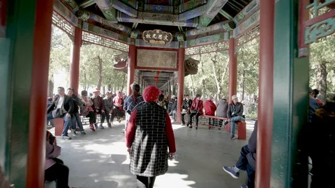 Summer Palace Beijing 스톡 동영상 128976974