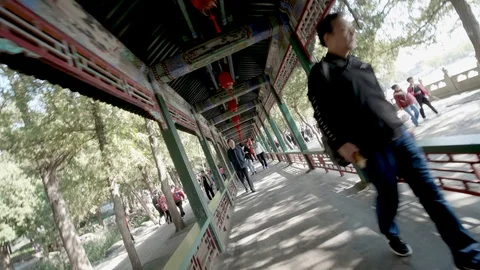 Summer Palace Beijing 스톡 동영상 128976986