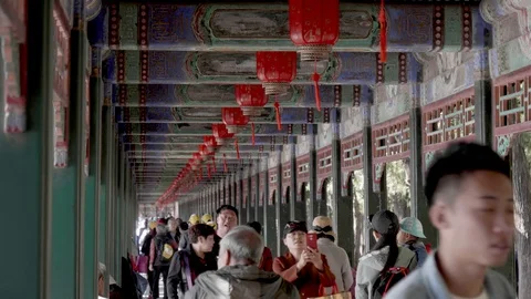 Summer Palace Beijing 스톡 동영상 128976992
