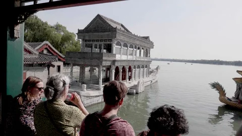 Summer Palace Beijing 스톡 동영상 128977054