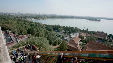 Summer Palace Beijing 스톡 동영상 128977065