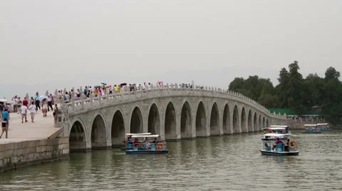 Summer palace at daytime HD. Stock Footage 40426476