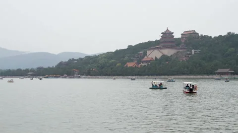 Summer Palace at daytime HD. Stock Footage 40426517