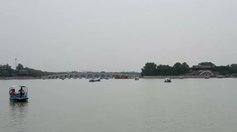 Summer Palace at daytime HD. Stock Footage 40426548