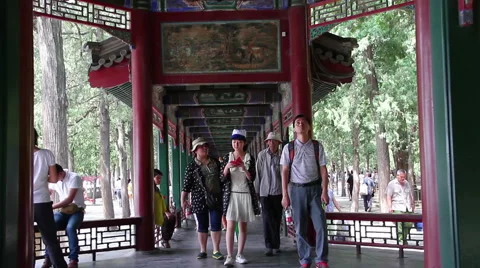 Summer Palace at daytime HD. Stock Footage 40462490