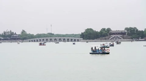 Summer Palace at daytime HD. Stock Footage 40462698