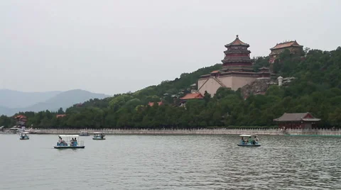 Summer Palace at daytime HD. Stock Footage 40462724