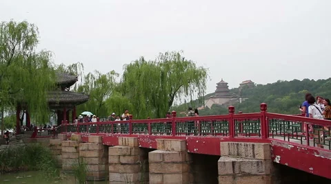 Summer Palace at daytime HD. Stock Footage 40462803
