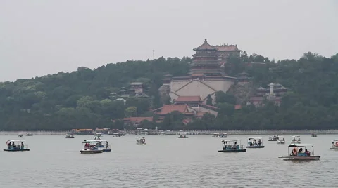 Summer Palace at daytime HD. Видео 40463000