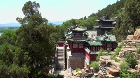 Summer Palace located in Beijing of China. Видео 65224217