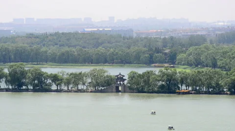 Summer Palace scene.  It was royal garden. Stock-Footage 65225731