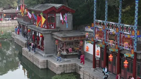 Summer Palace/Yiheyuan Stock Footage 203092253