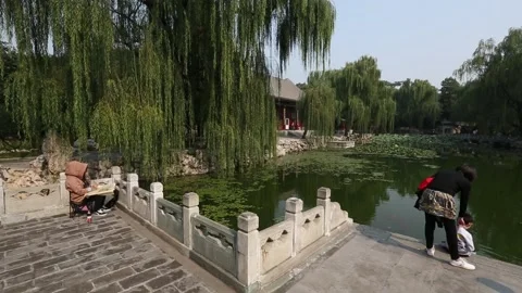 Summer Palace/Yiheyuan Stock Footage 203094699