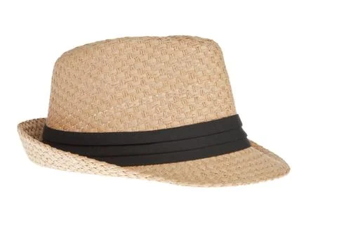 Summer panama straw hat Foto stock