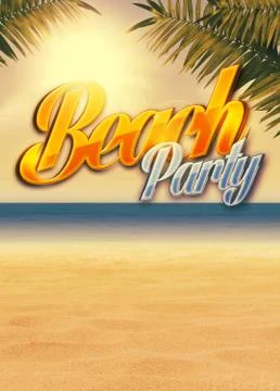 Summer paradise background Stock Illustration