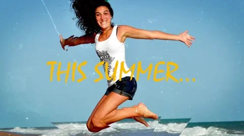 Summer Parallax Photo Slideshow Stock After Effects