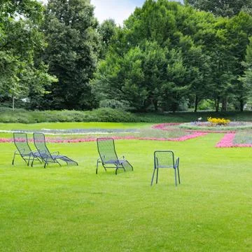 Summer park Stock Photos