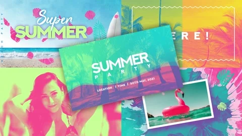Summer Party Intro Stock After Effects