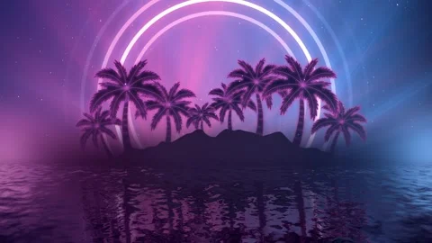 Summer Party Vacation Background Stock Footage 348019808