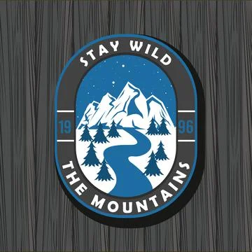 Summer patch with forest Illustrazione stock