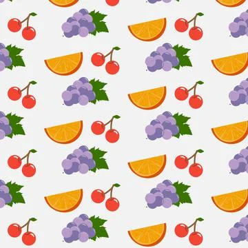 Summer PATTERN fruits Stock Illustration