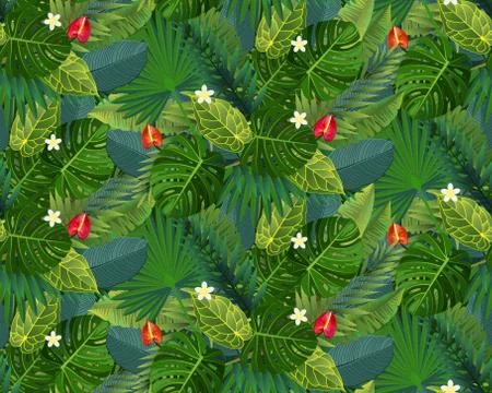Summer Pattern Stock Illustration