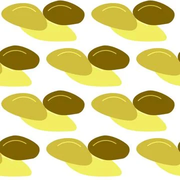 Summer pattern plants Illustrazione stock