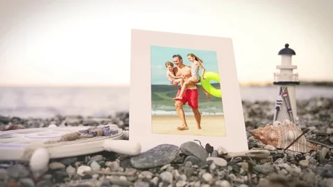Summer Photo Gallery After Effects stock