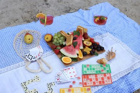 Summer picnic Stock Photos