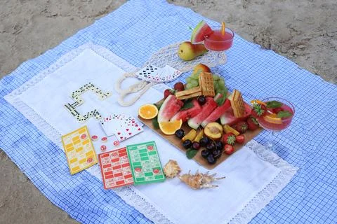 Summer picnic Stock Photos