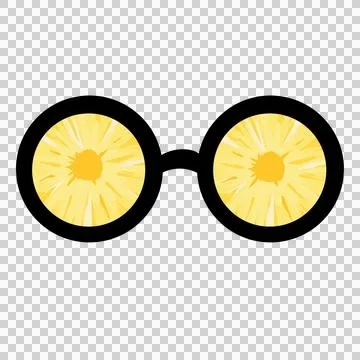 Summer pineapple glasses Ilustración de archivo