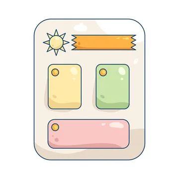 Summer plan Stock Illustration