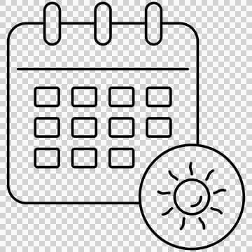 Summer plan Stock-Illustration