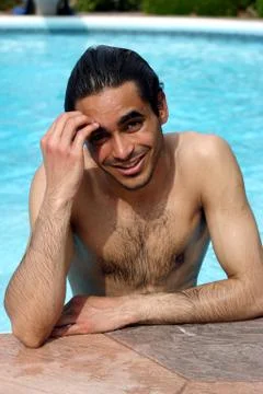 Summer at the pool Stock Photos